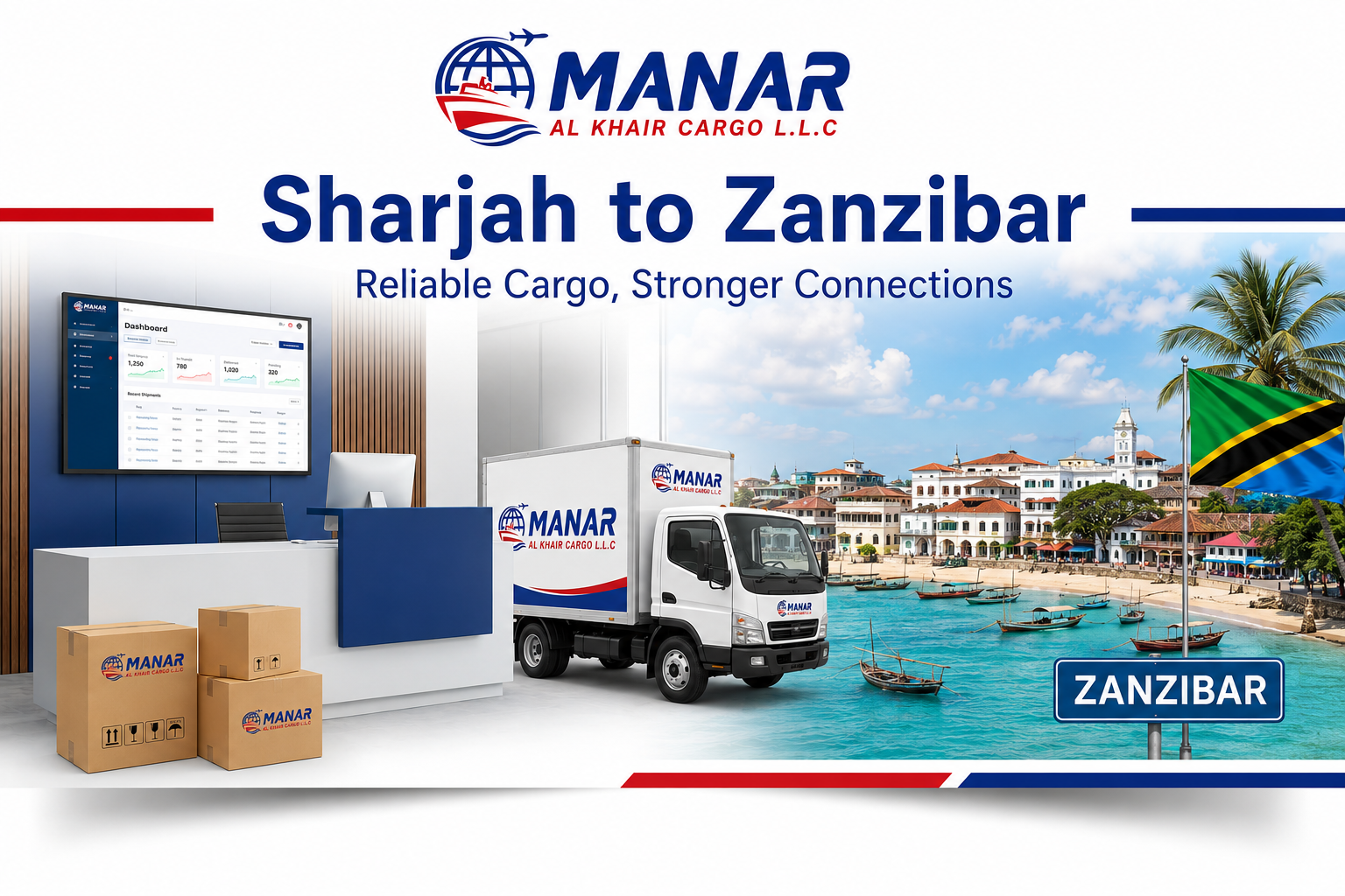 Sharjah to Zanzibar